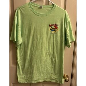 Outer Banks NC‎ Brew Thru T Shirt Large 2021 Green Short Sleeve Beach Surf Coast